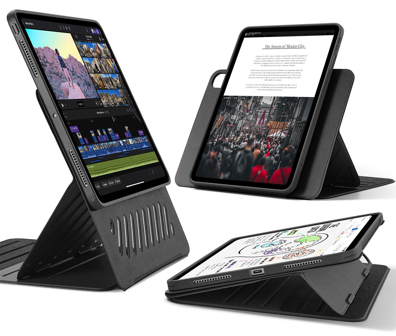 IPad accessories，Magnetic protective sleeve，Keyboard function，