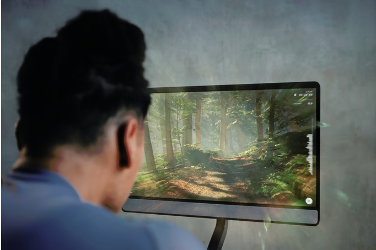 holographic screen，Indoor fitness，Virtual Reality Experience，