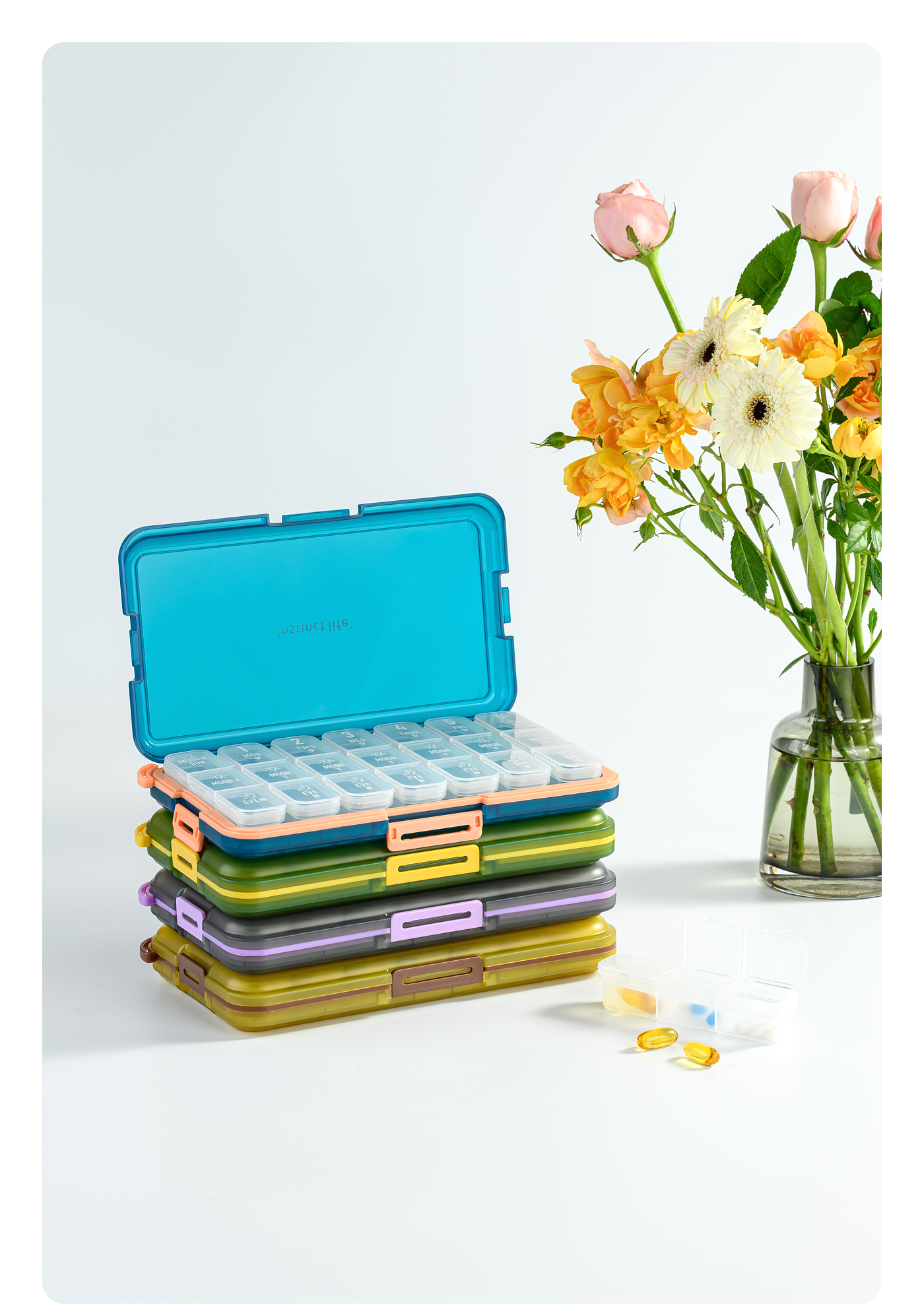 Medicine box，Home Furnishing，waterproof，Receive，Portable medicine box，