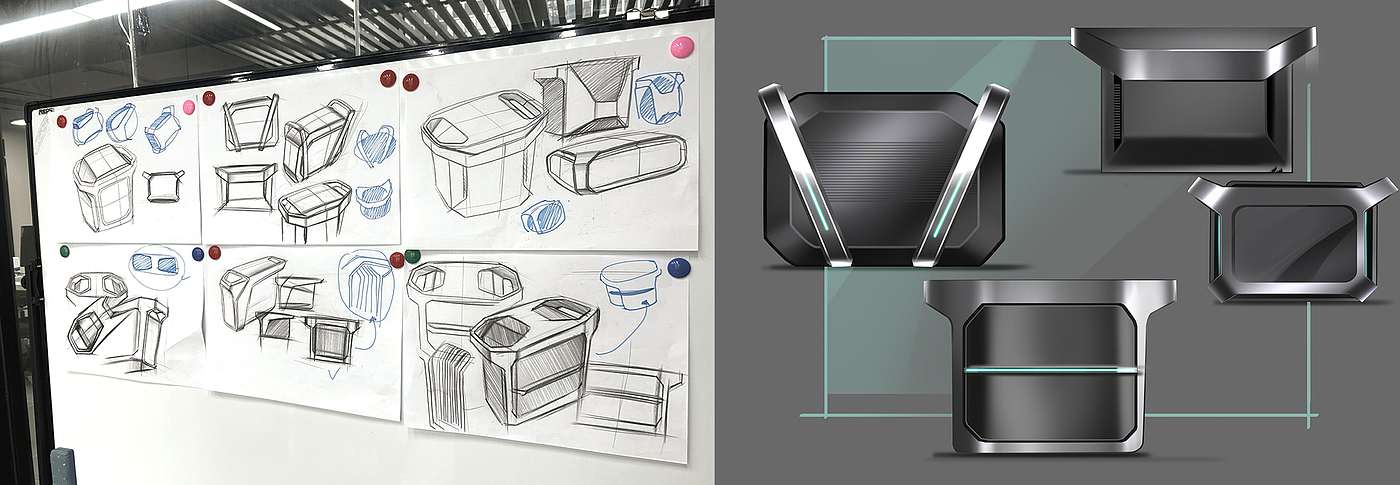 Outdoor power supply，industrial design，Tools and equipment，Cyberpunk，product design，cmf，Product modeling，Industrial design process，