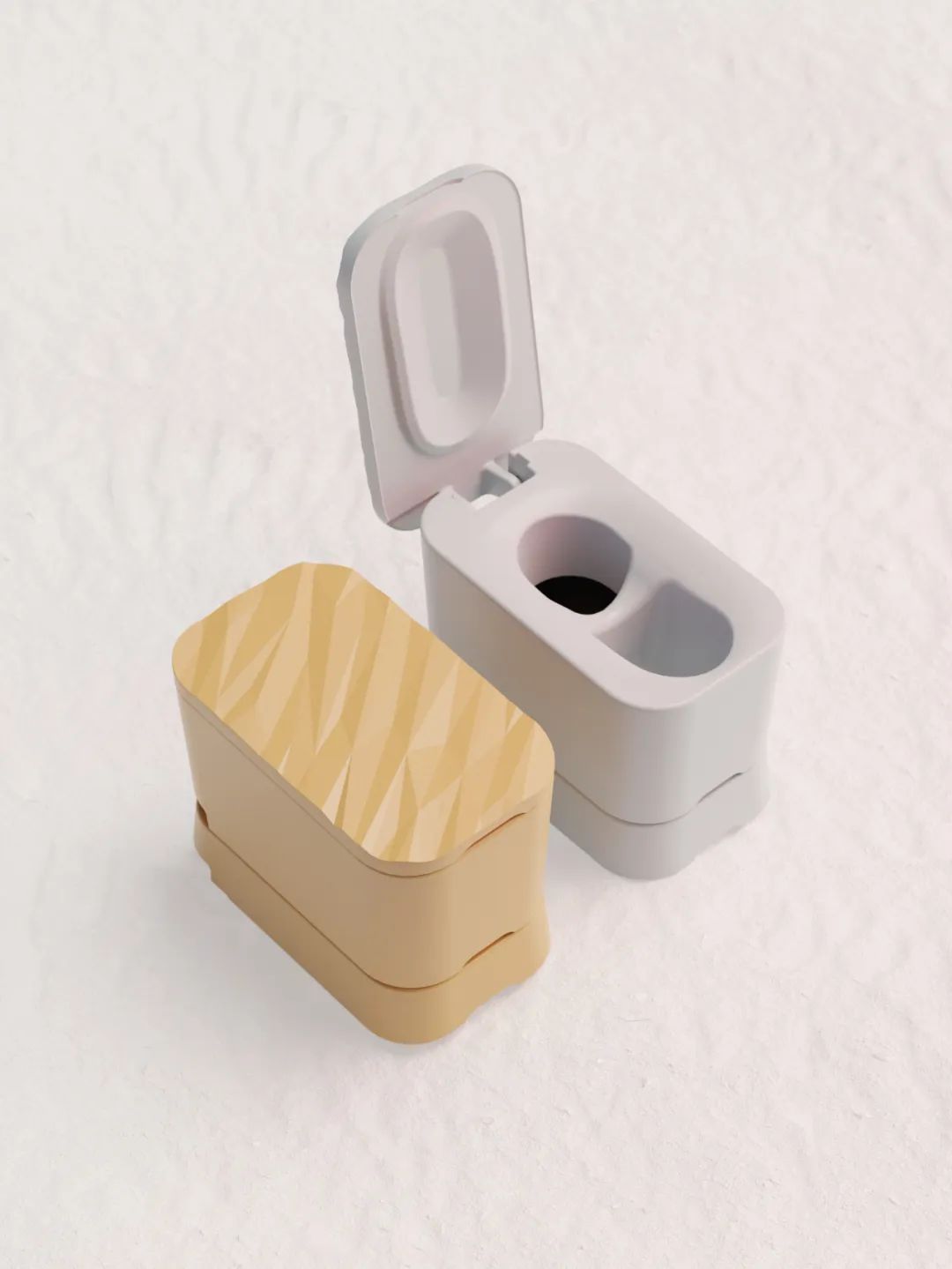 Bathroom design，Waterless toilet，Environmental protection design，If design award，Red dot award，Design Award Declaration，product design，industrial design，