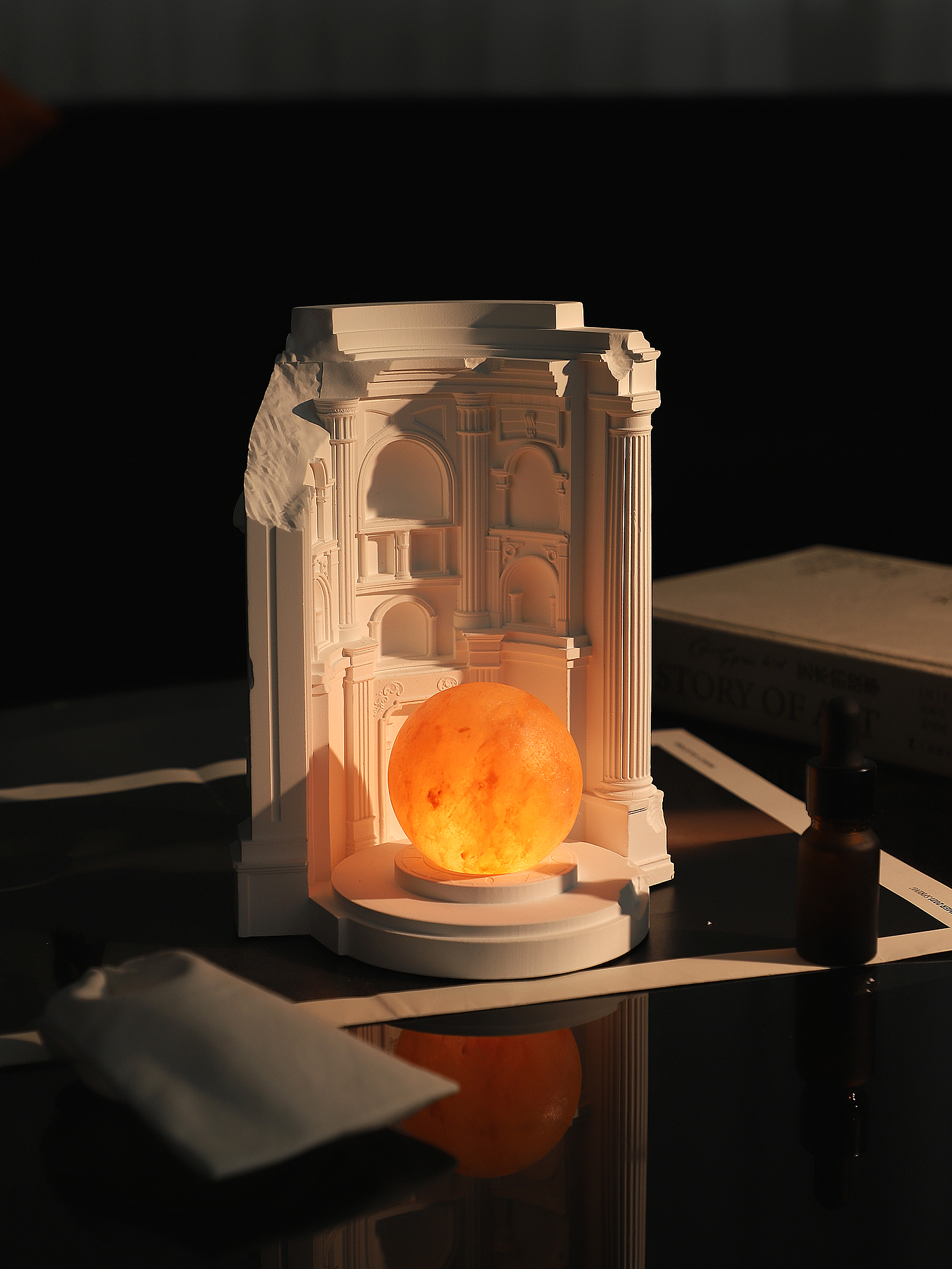 Several degrees of gray，Aromatherapy Night Light，Atmosphere lamp，Architectural ornaments，