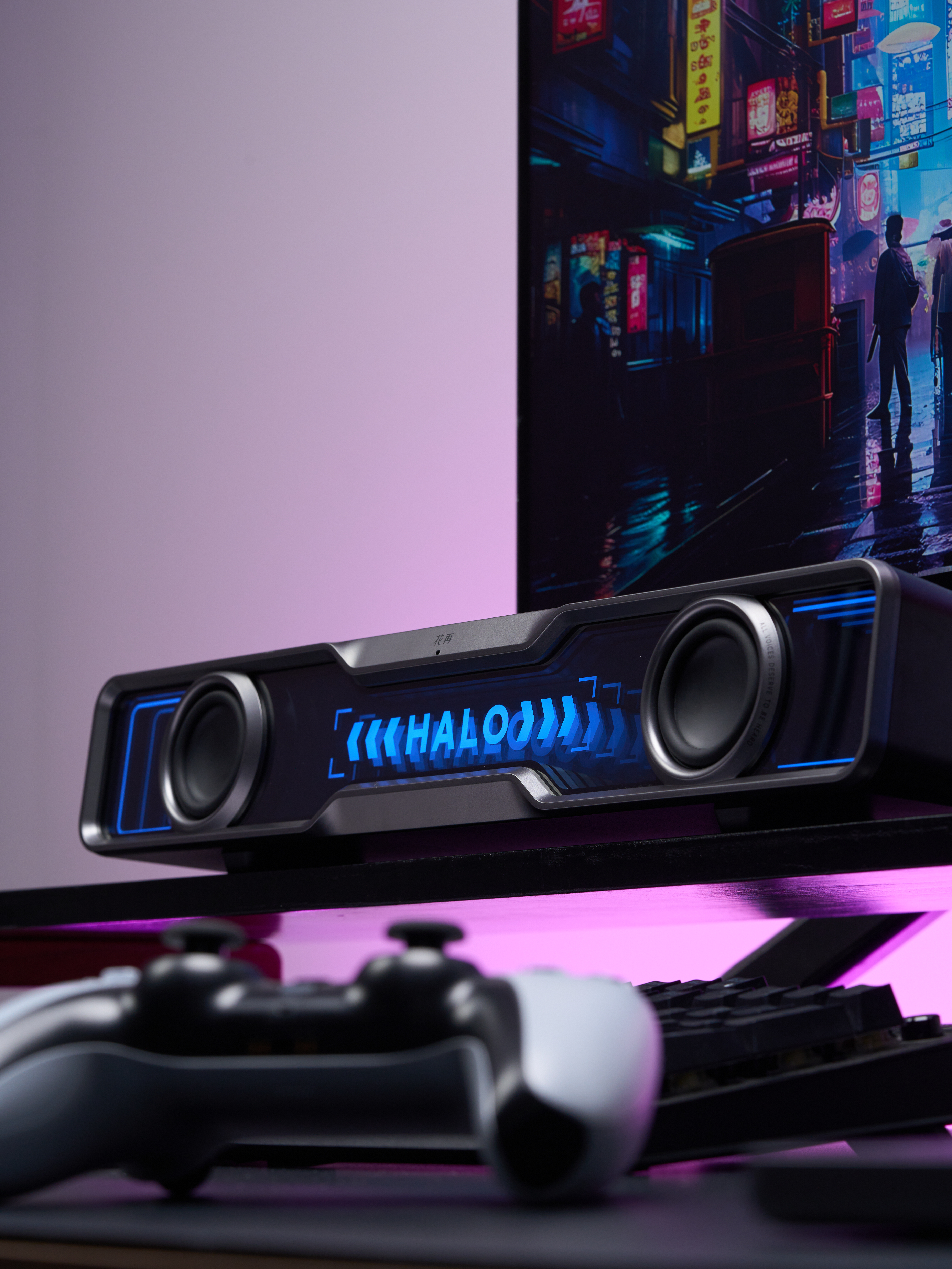 E-sports，Desktop speaker，Lamp effect，Cool tide，soundbar，Rambler，