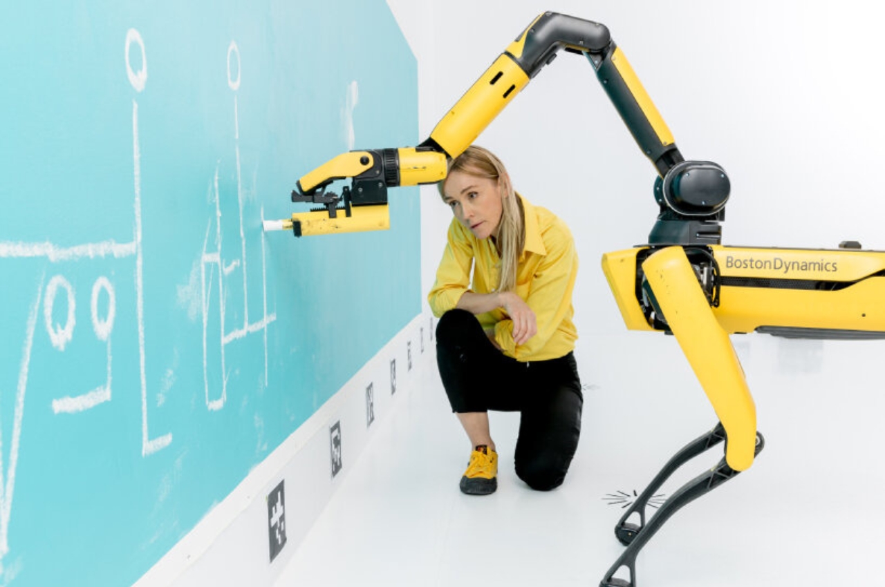 Robot dog，artificial intelligence，Digital，Electronics，spot，