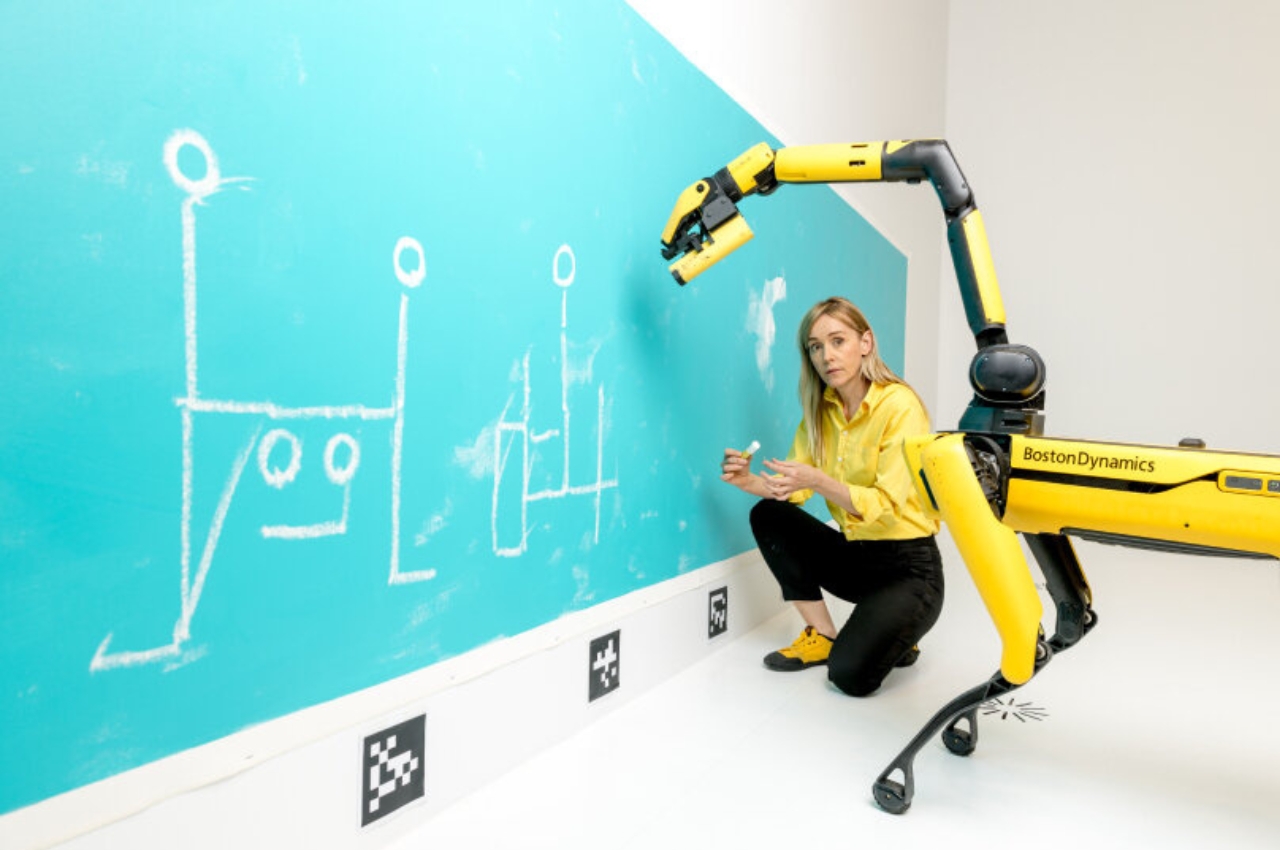 Robot dog，artificial intelligence，Digital，Electronics，spot，