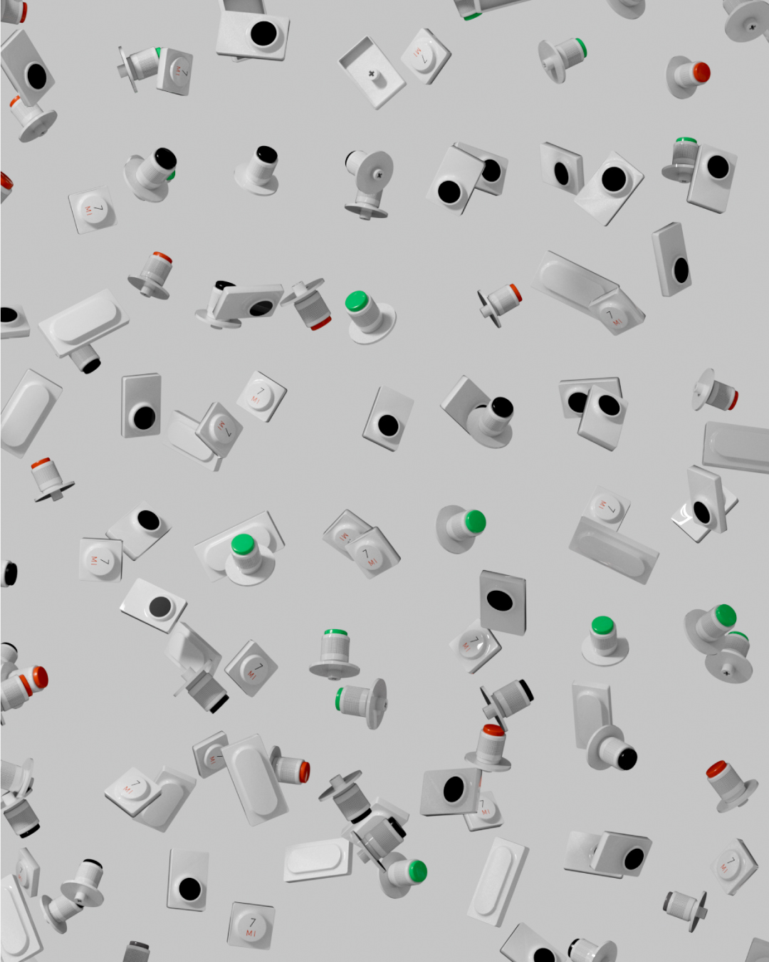 Industrial Design, Rendering, Music, Keyboard, mixer，