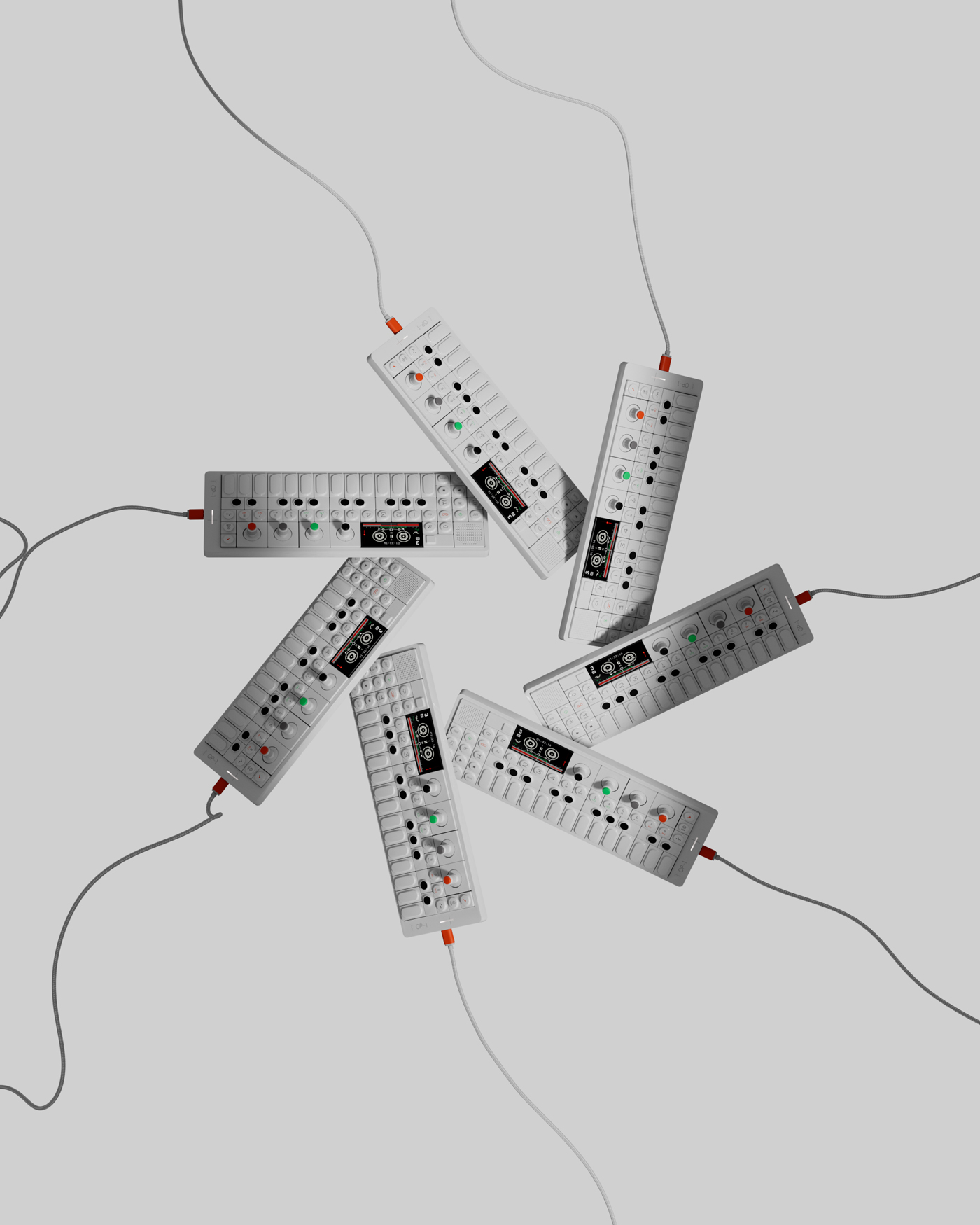 Industrial Design, Rendering, Music, Keyboard, mixer，