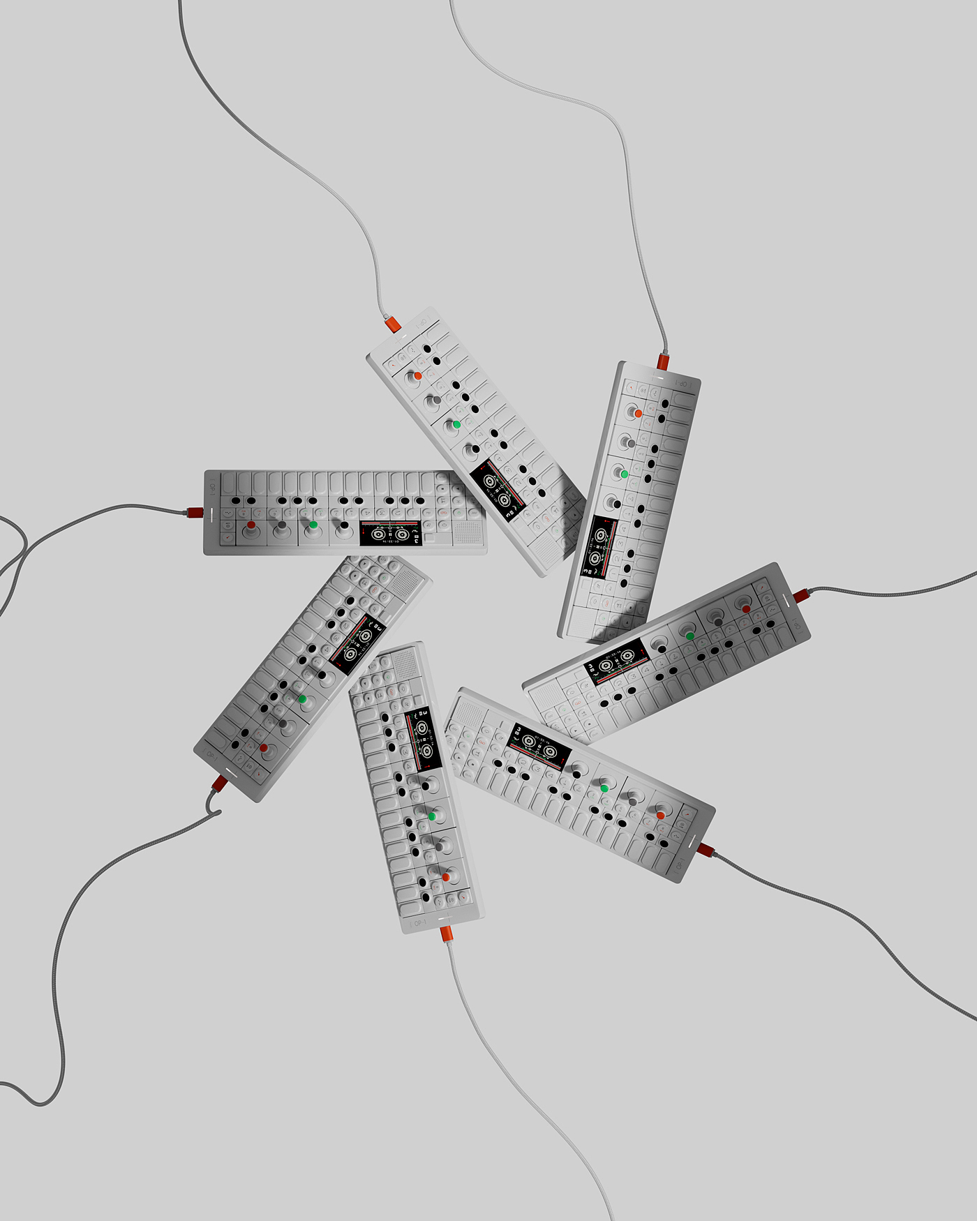 Industrial Design, Rendering, Music, Keyboard, mixer，