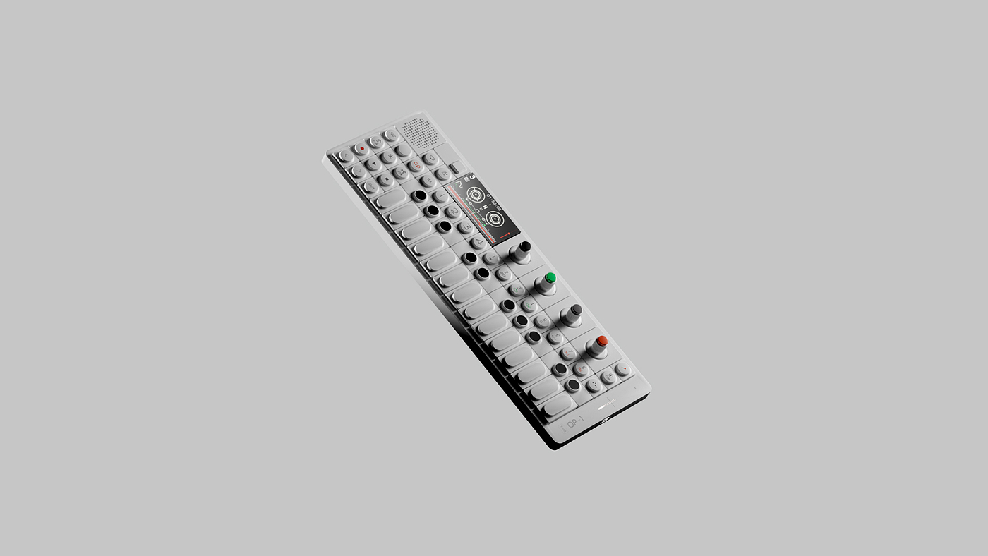 Industrial Design, Rendering, Music, Keyboard, mixer，