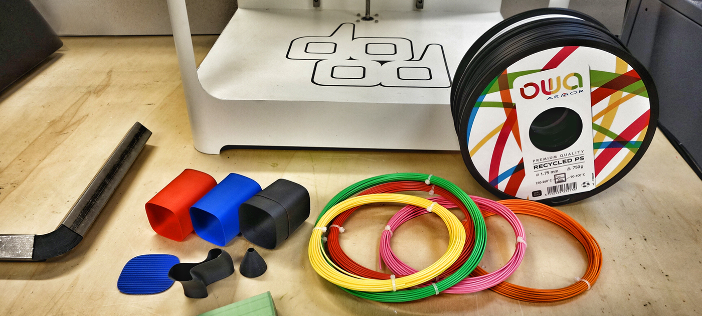 3D printing，Bluetooth headset，Recovery filament，Hollowed out，