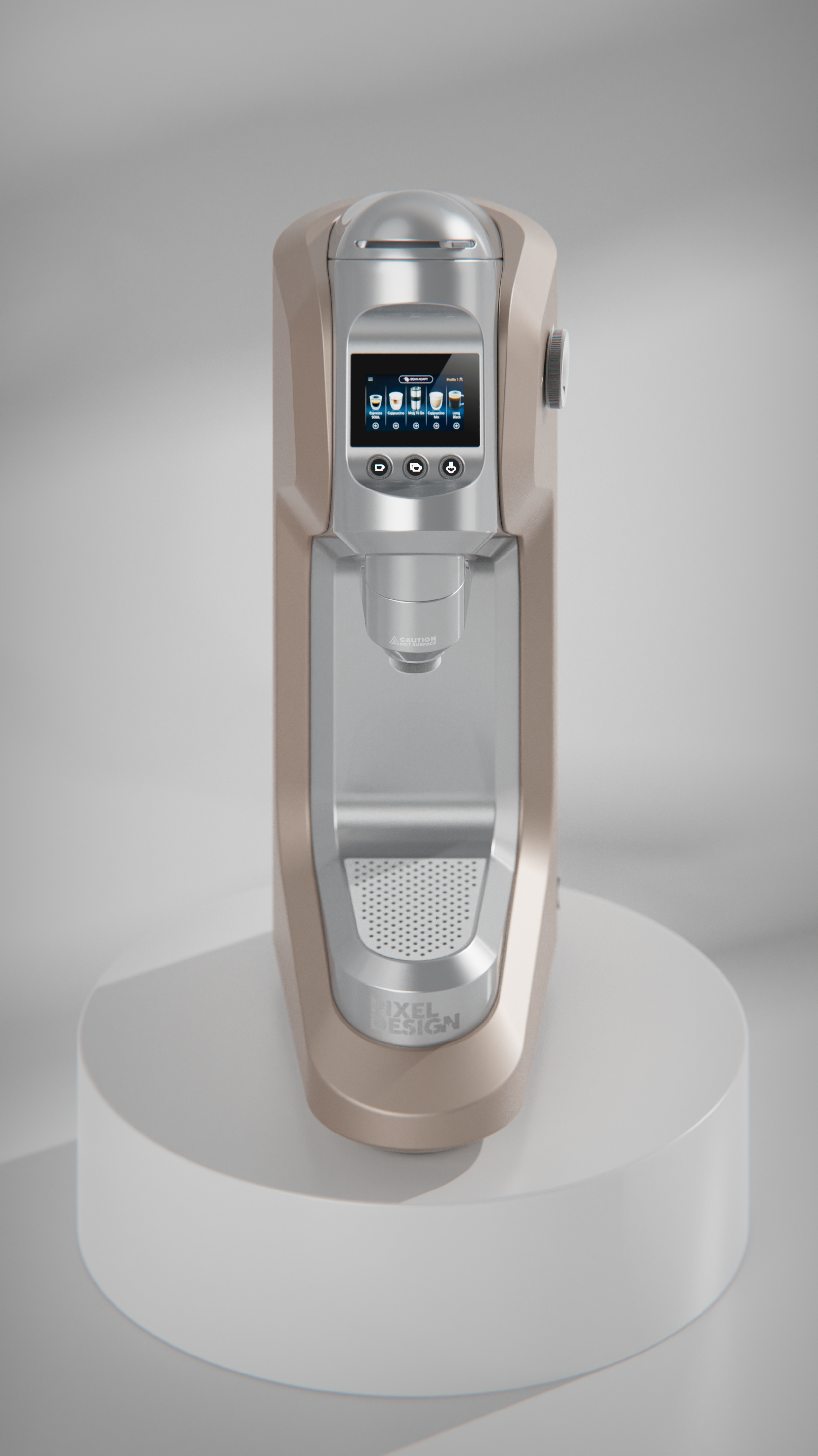 modernization，Coffee machine，touch screen，