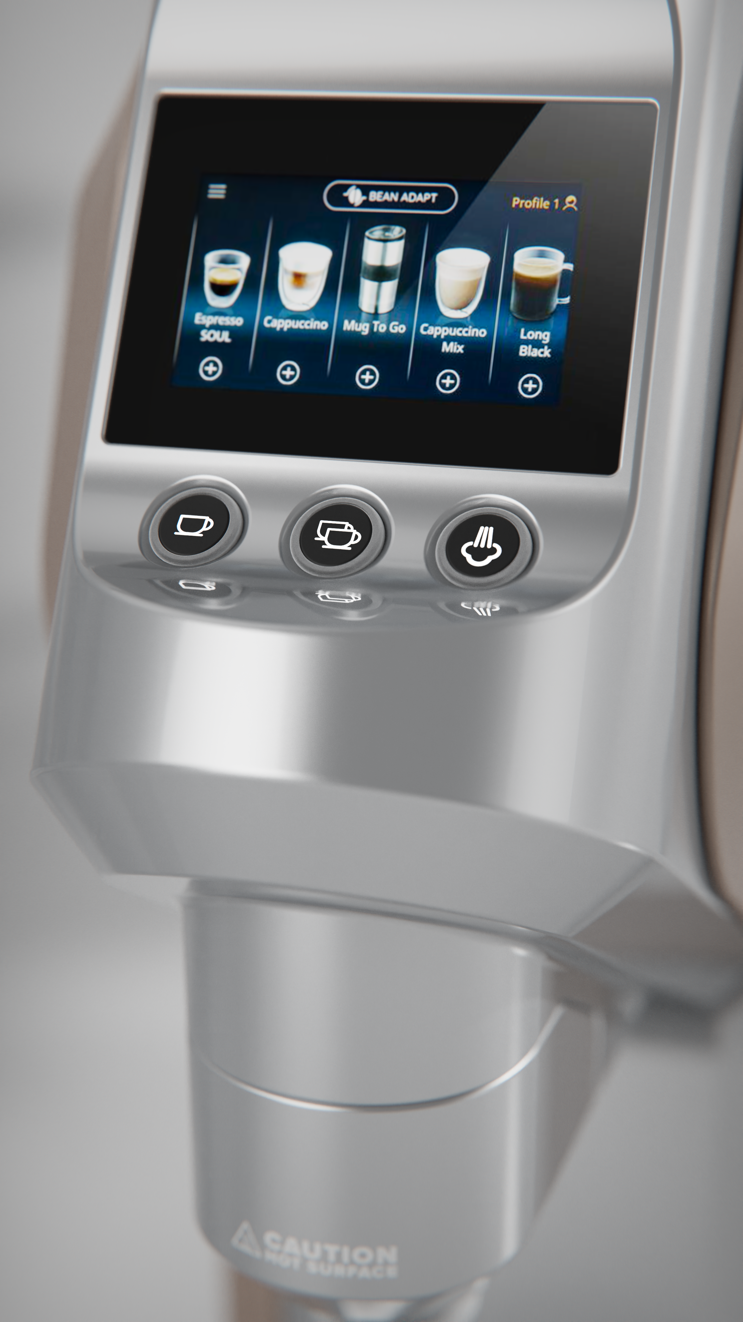 modernization，Coffee machine，touch screen，