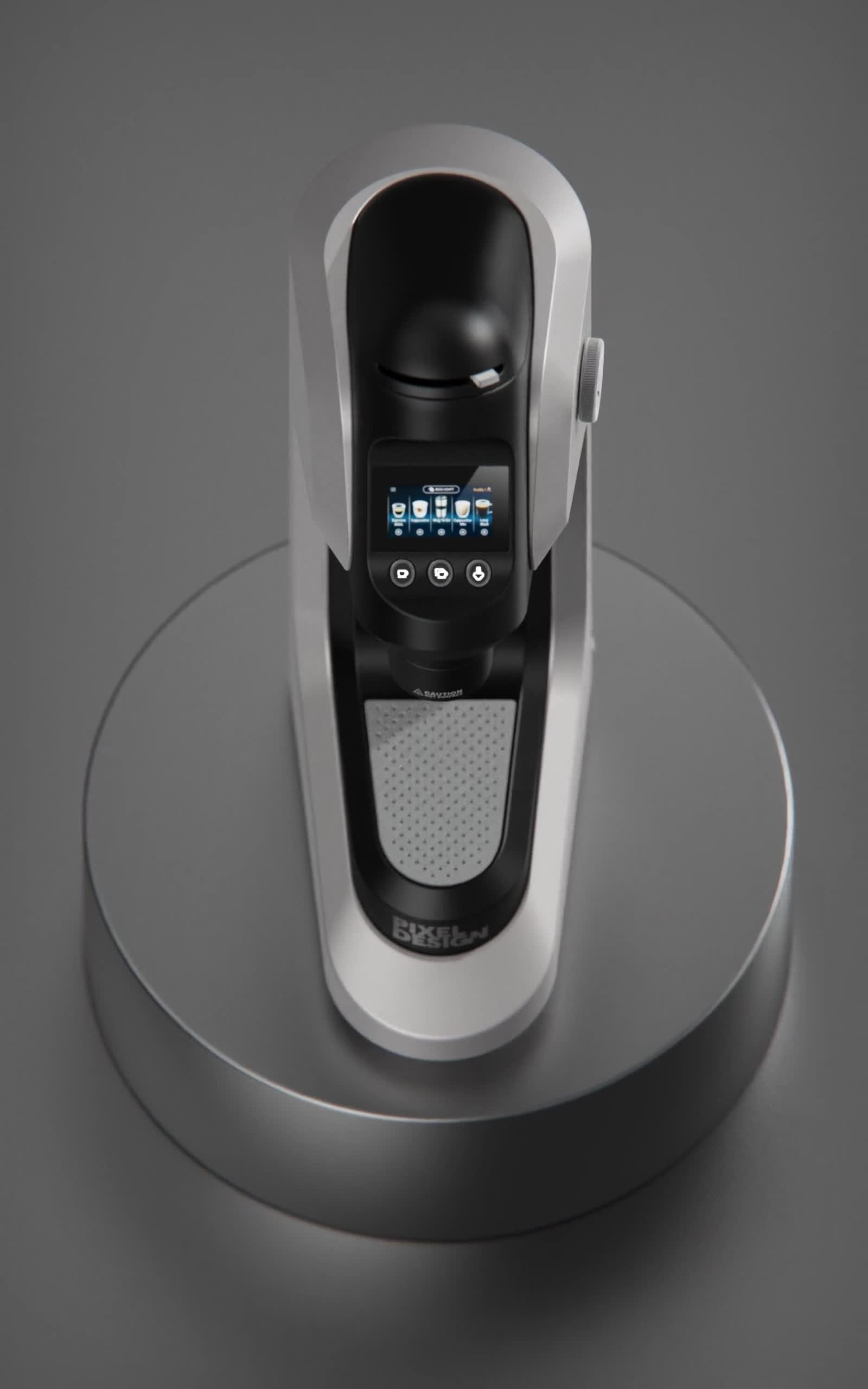 modernization，Coffee machine，touch screen，