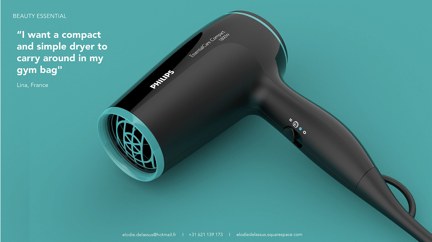 hair drier，product design，Classic style，