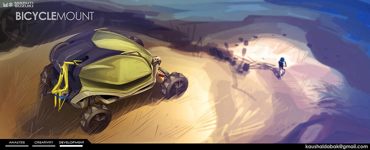 Suzuki，Off-road vehicle，concept，suv，Hand drawn，