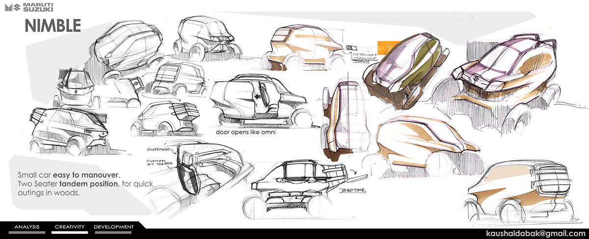 Suzuki，Off-road vehicle，concept，suv，Hand drawn，