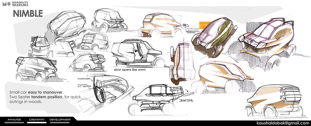 Suzuki，Off-road vehicle，concept，suv，Hand drawn，