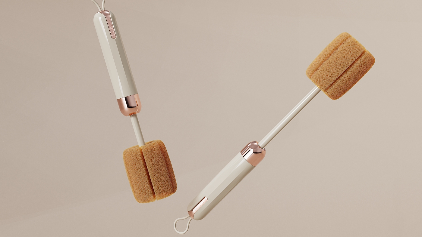Cup brush，extend，Stretch，product design，