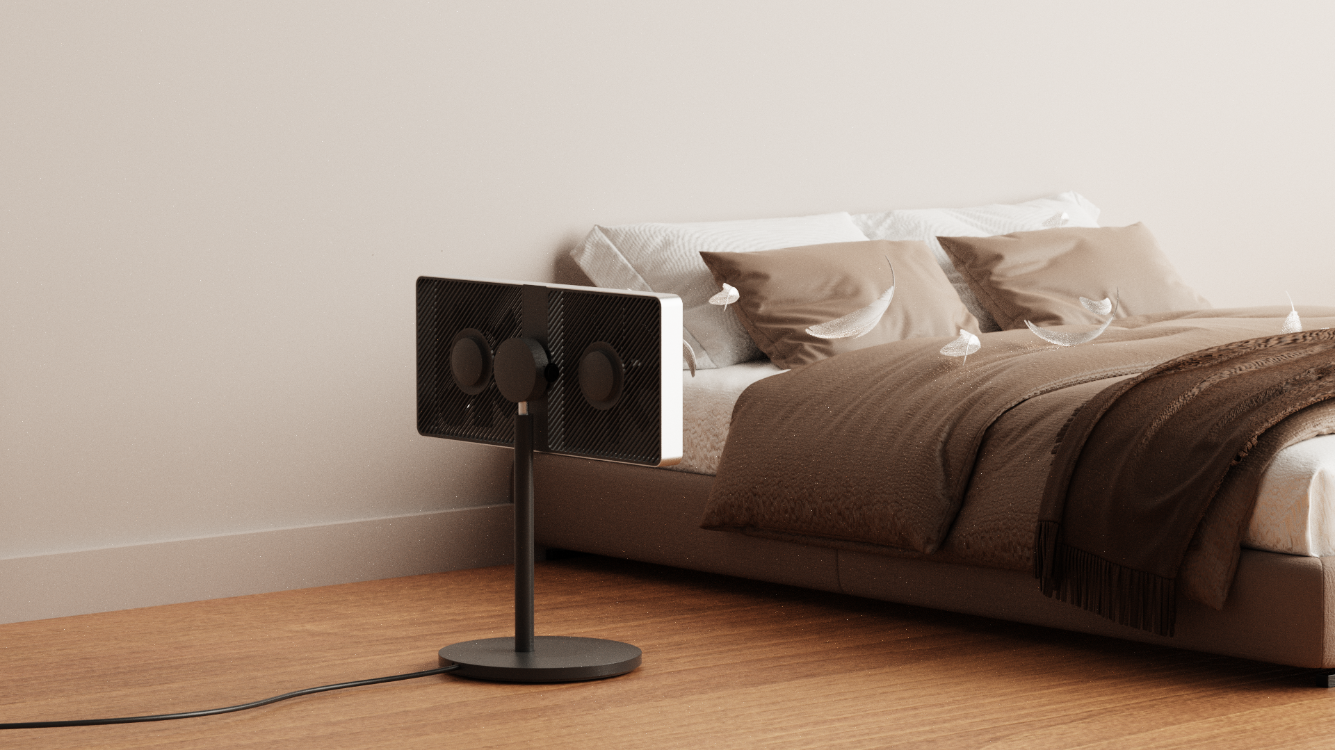 Fan，household electrical appliances，Folding fan，keyshot，modeling，Render，yifeeling，A touch，