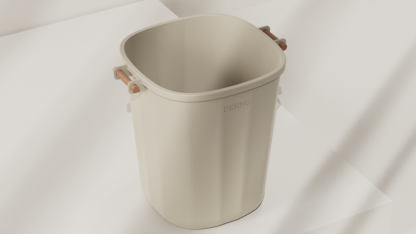 Trash can design，Large trash can，Kitchen trash can，Oversized trash can，Garbage collection，