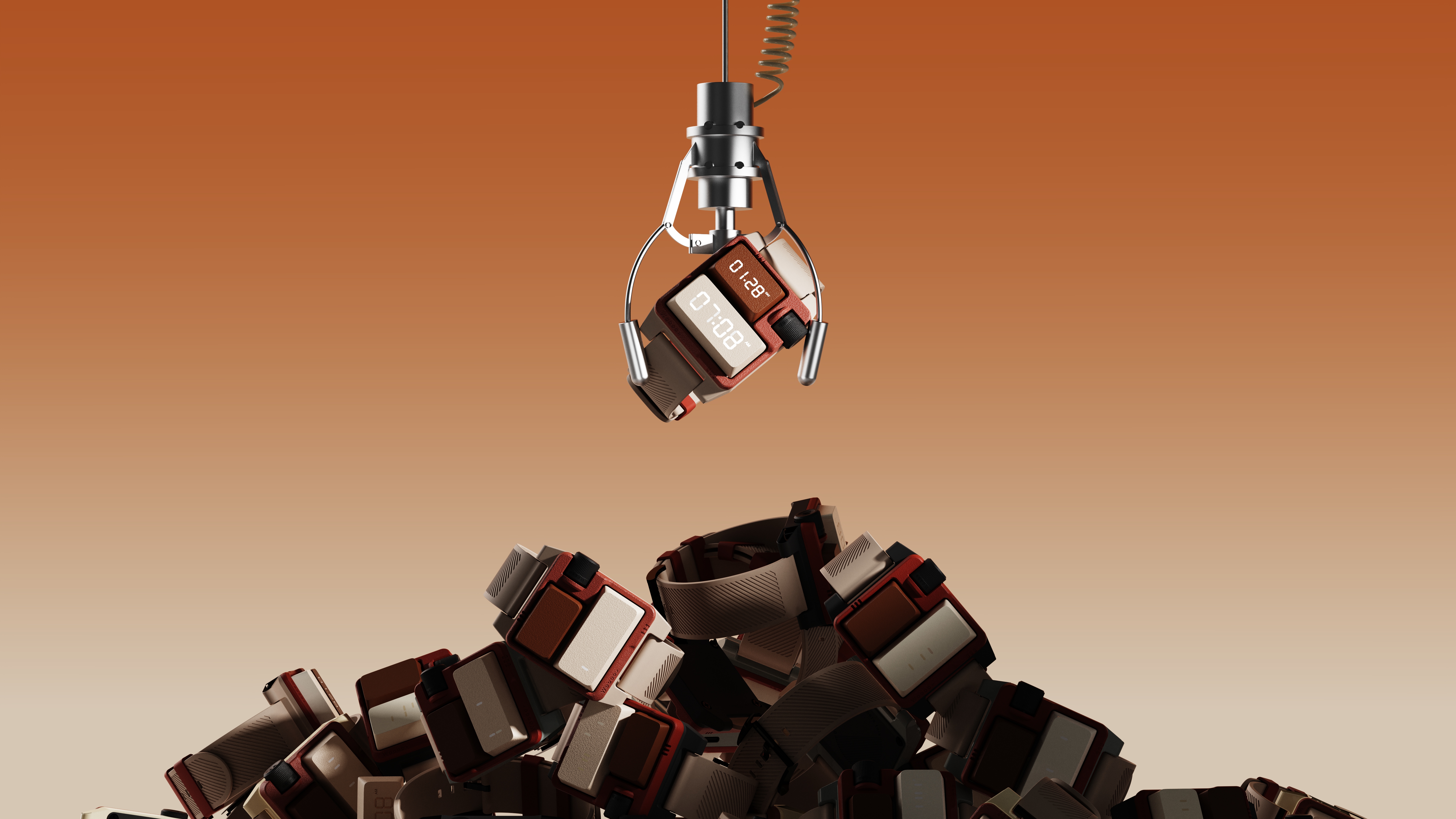 yifeeling，Render，Digital，intelligence，sample reels，Wrist watch，keyshot，A touch，