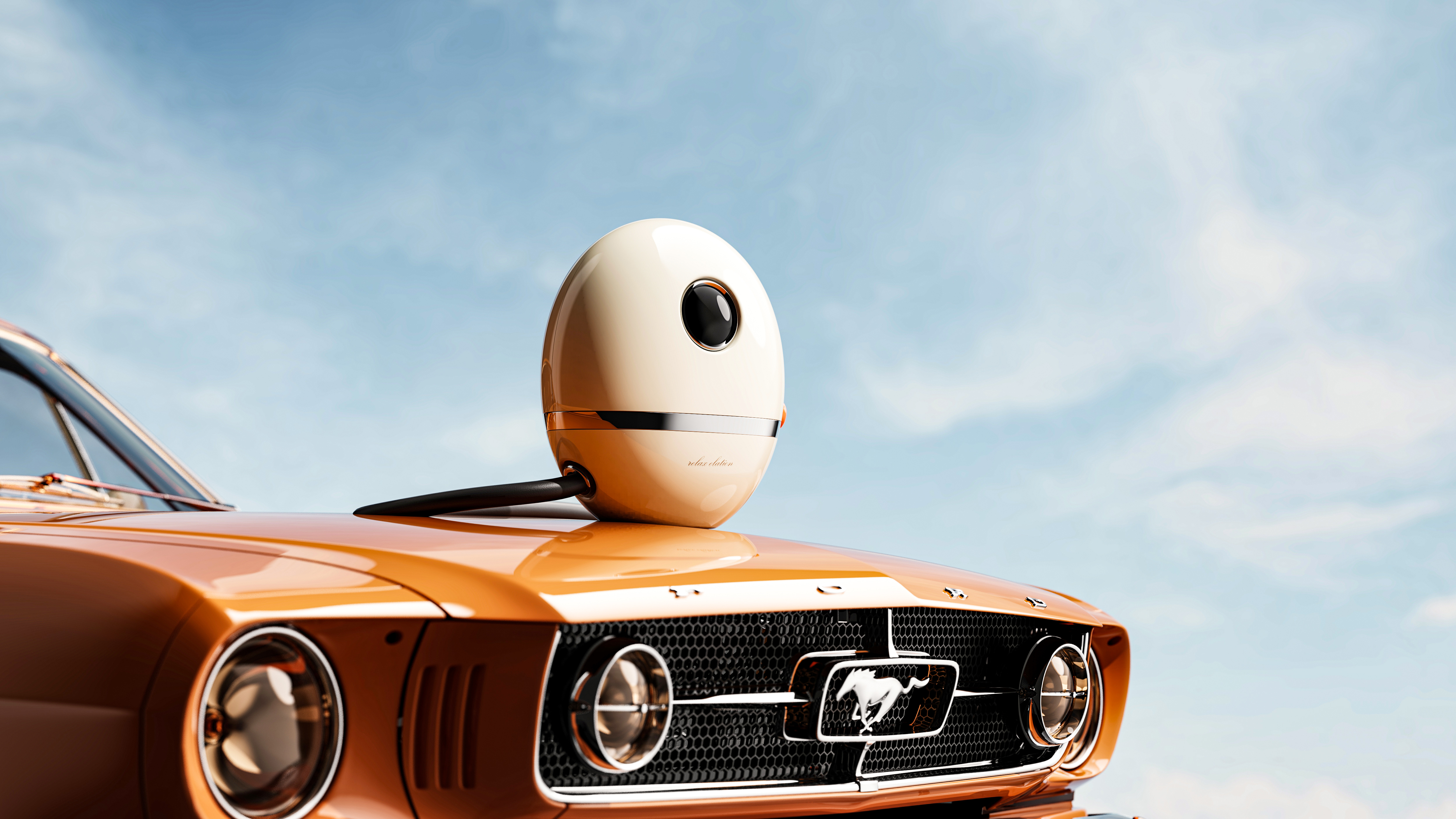 Charging pile，automobile，yifeeling，A touch，modeling，Render，young people，Retro，