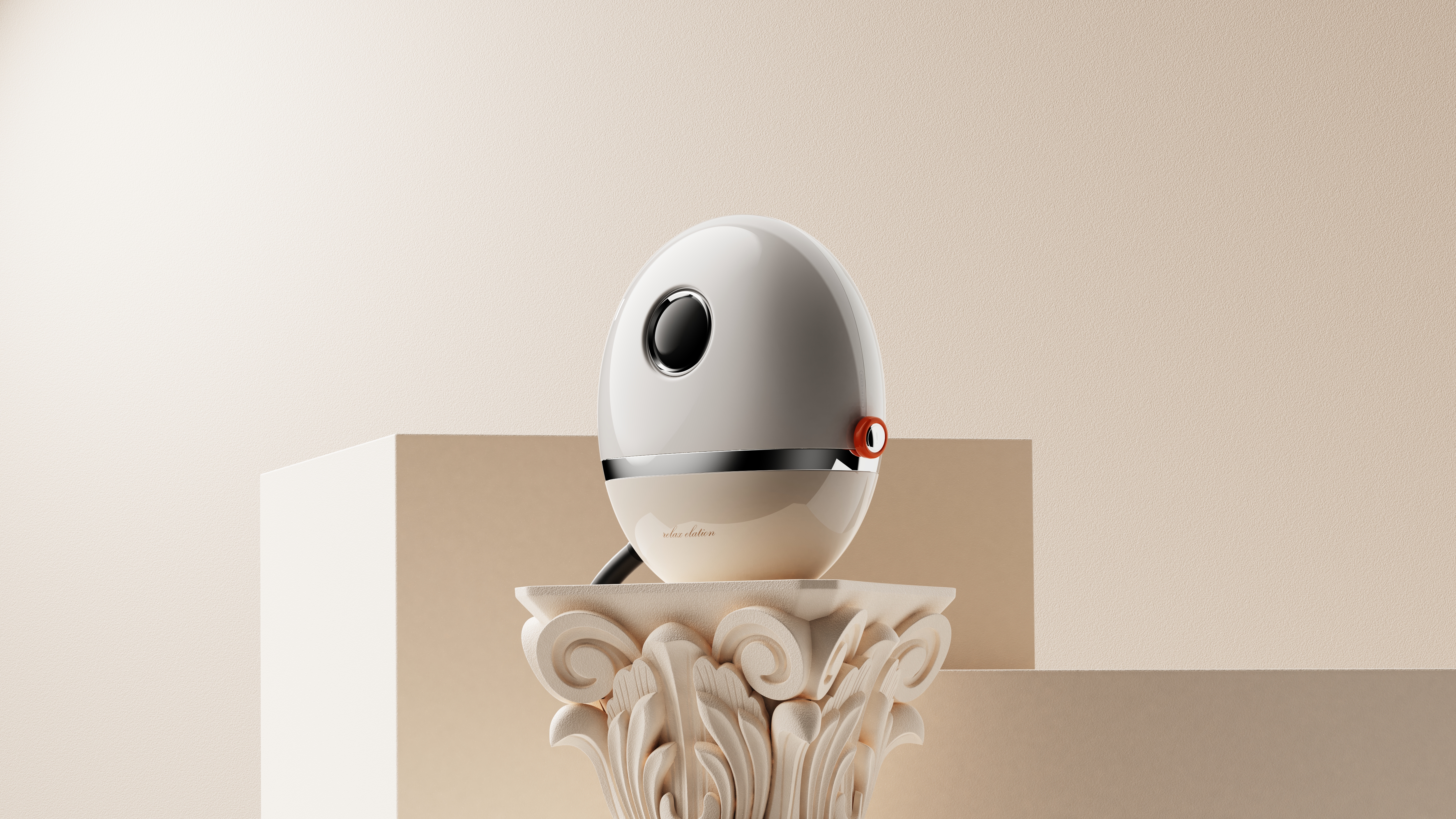 Charging pile，automobile，yifeeling，A touch，modeling，Render，young people，Retro，