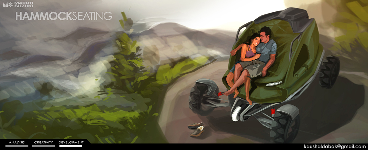 Suzuki，Off-road vehicle，concept，suv，Hand drawn，