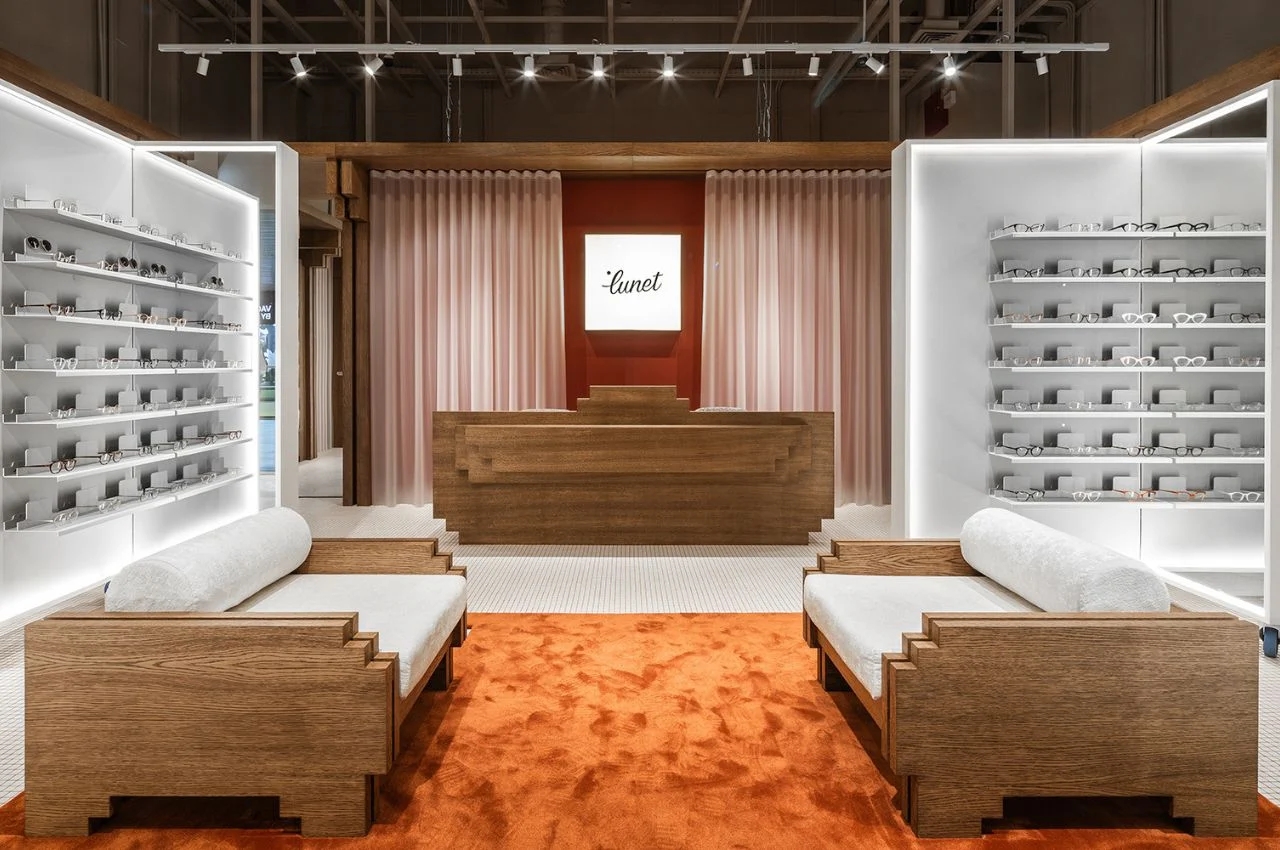 glasses shop，furniture，Interior design，environmental design，