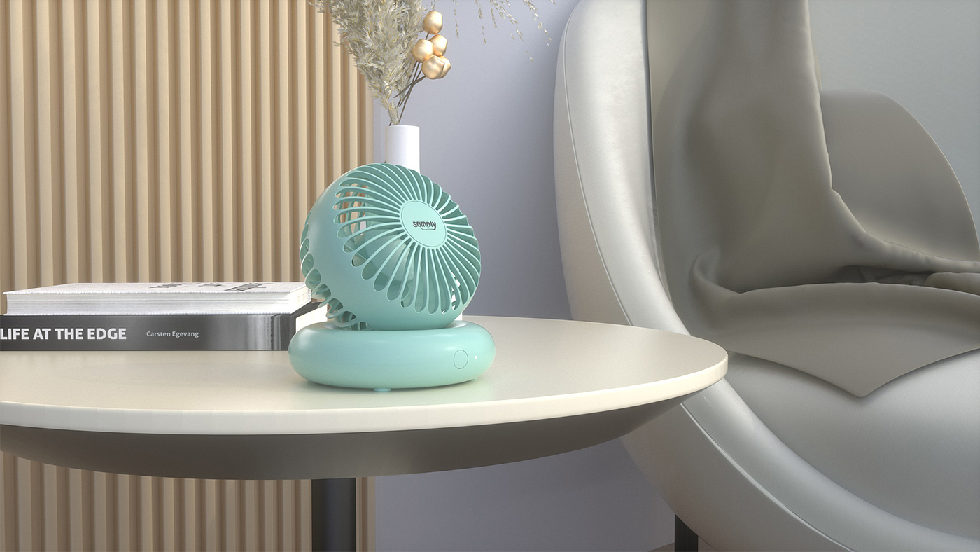 Desktop small fan design，