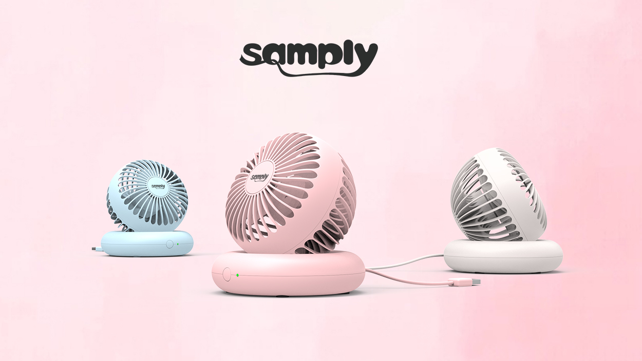 Desktop small fan design，