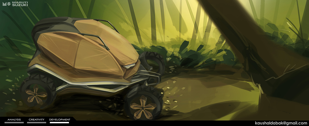 Suzuki，Off-road vehicle，concept，suv，Hand drawn，