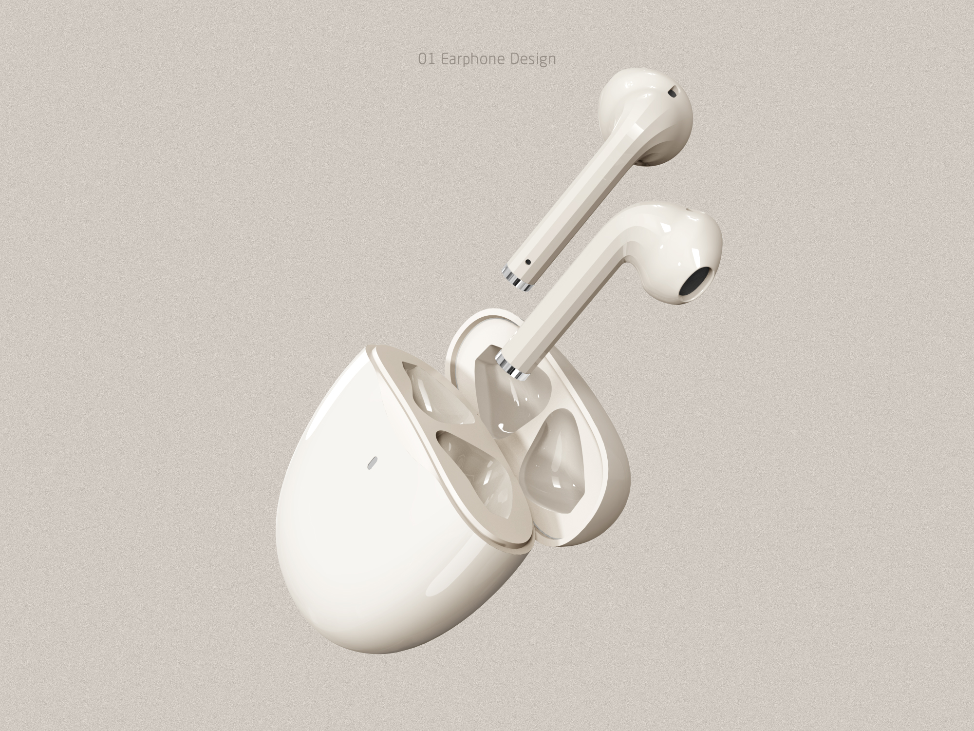 Semi-In-Ear Wireless Bluetooth Headset，