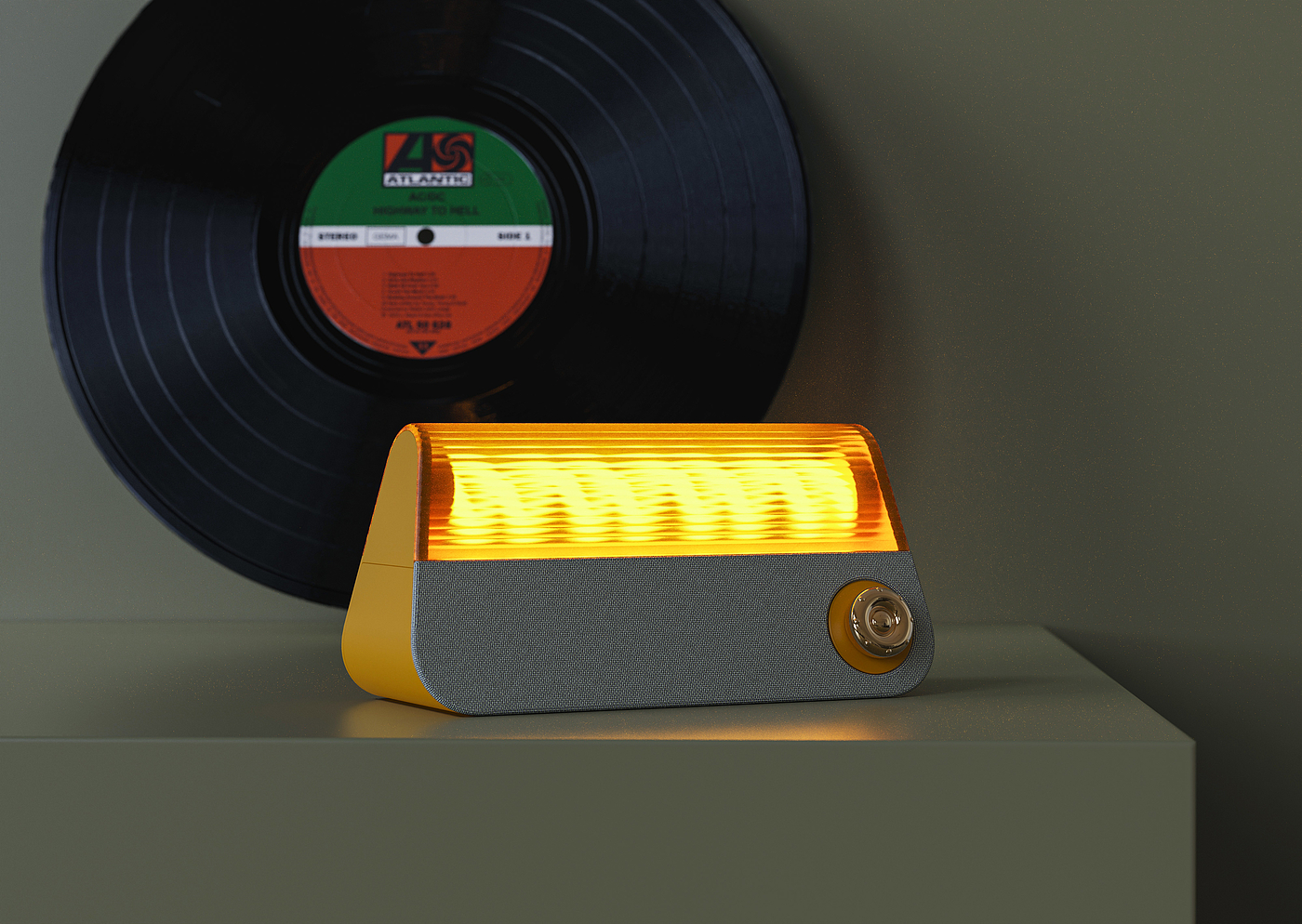 Bag，loudspeaker box，Night light，Retro，