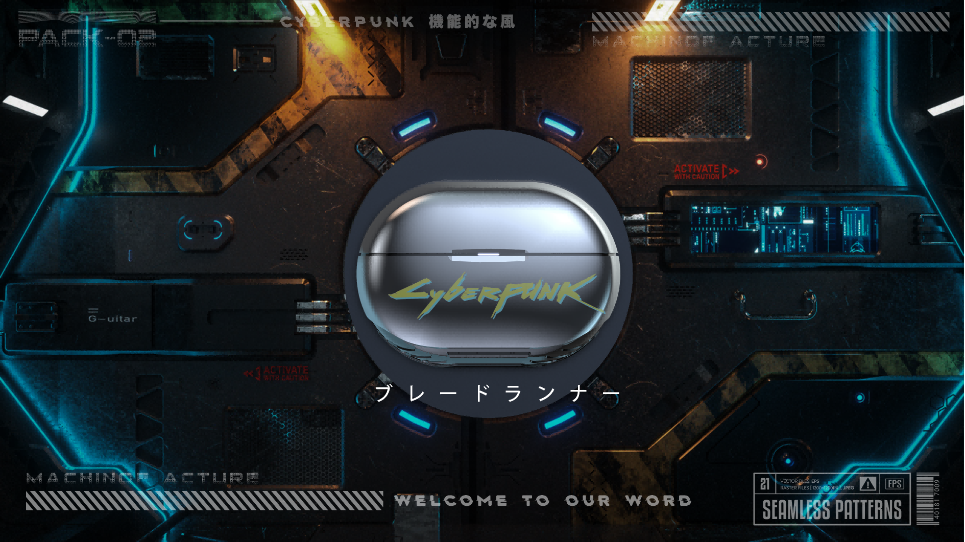 tws，Cyberpunk，TWS headset，Game headset，E-sports headset，