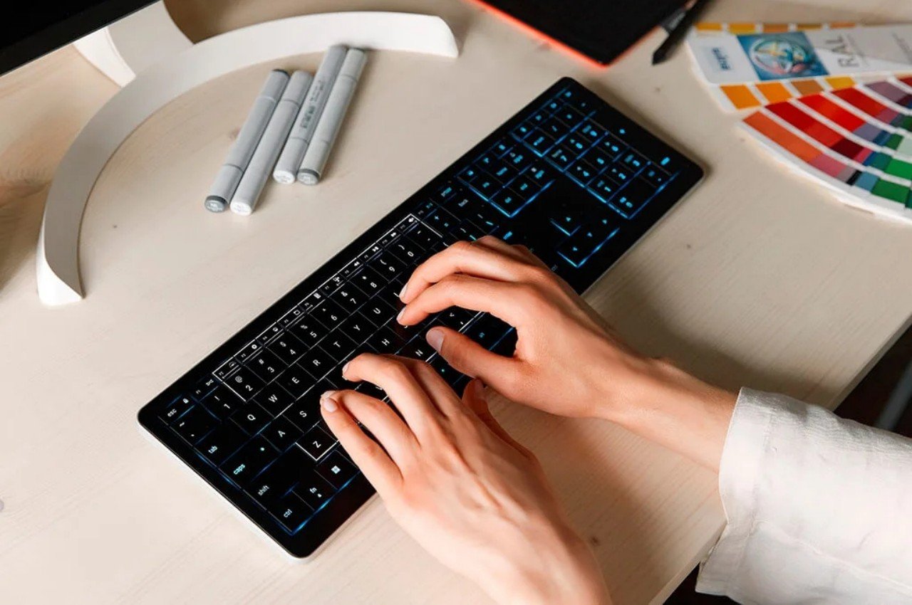 Bluetooth Keyboard，Touch Pad，flexible，