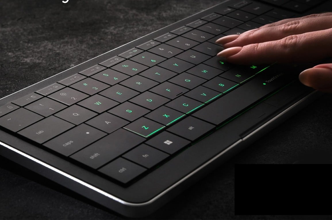Bluetooth Keyboard，Touch Pad，flexible，