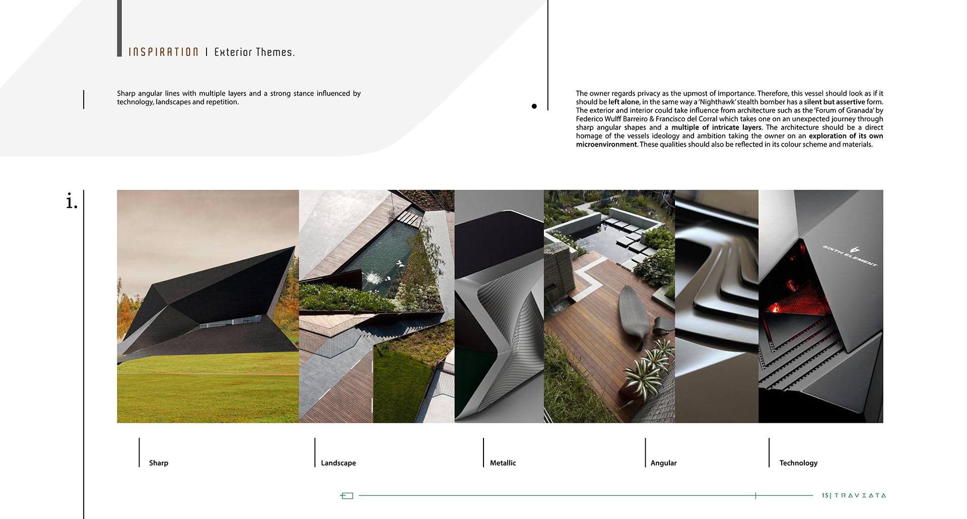 Traviata FMP，ship，Design ideas，