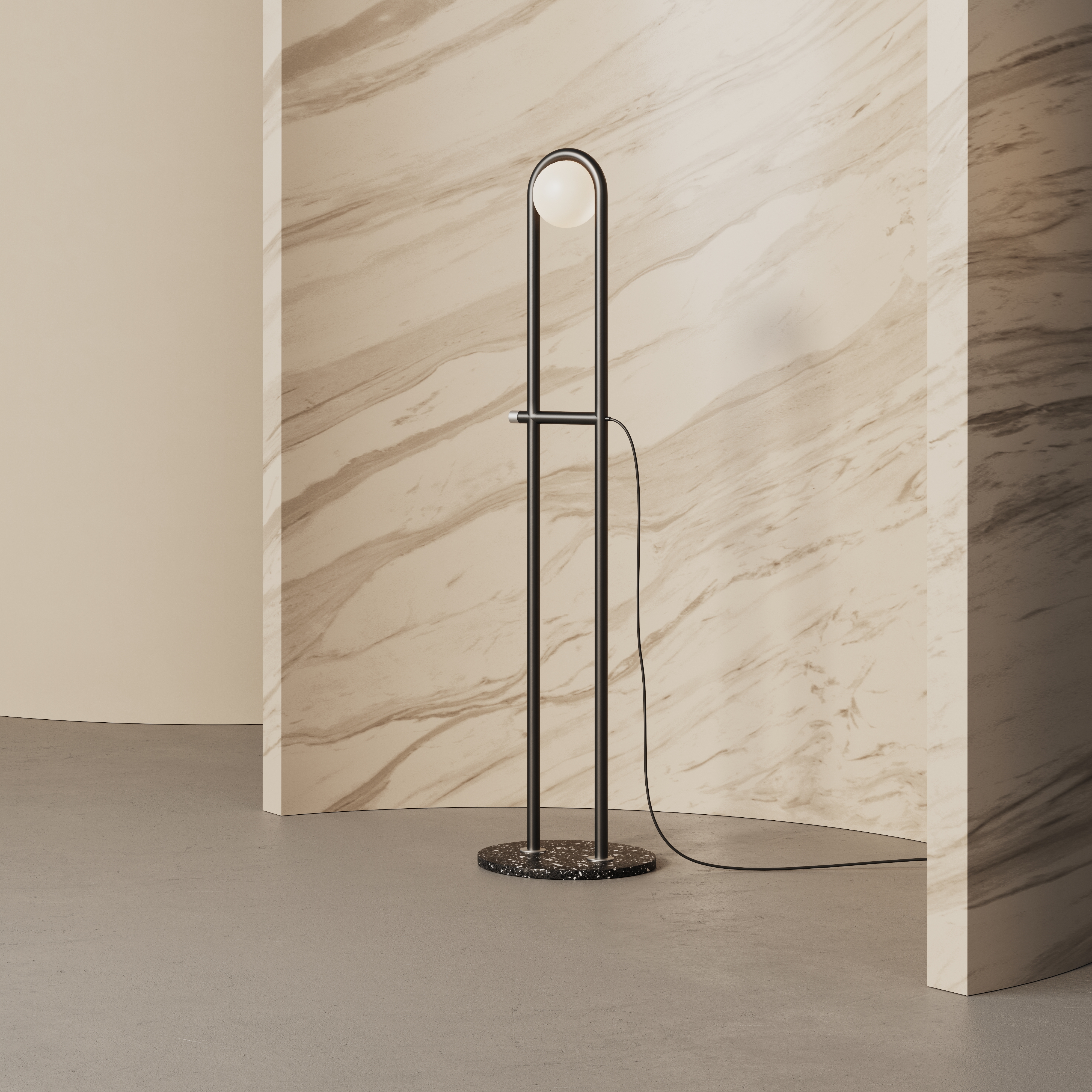 Floor lamp，lamps and lanterns，concise，Glass，