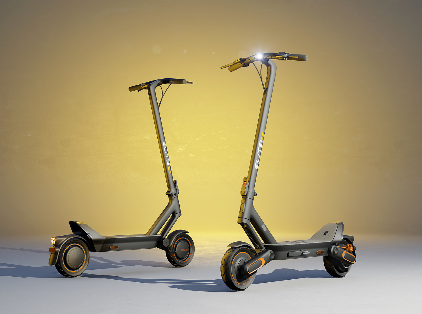 Electric scooter，Scooter，industrial design，product design，Vehicle design，Render，Product rendering，ue5，