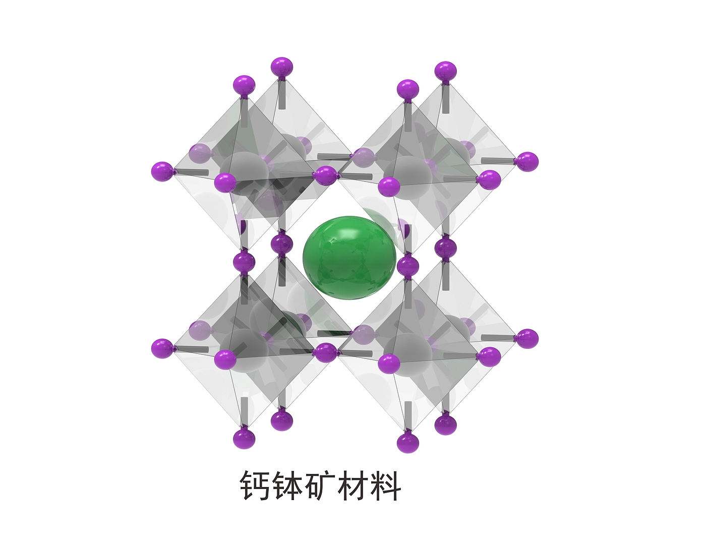 atomic nucleus，molecular chain，Calcium carbonate，Model，