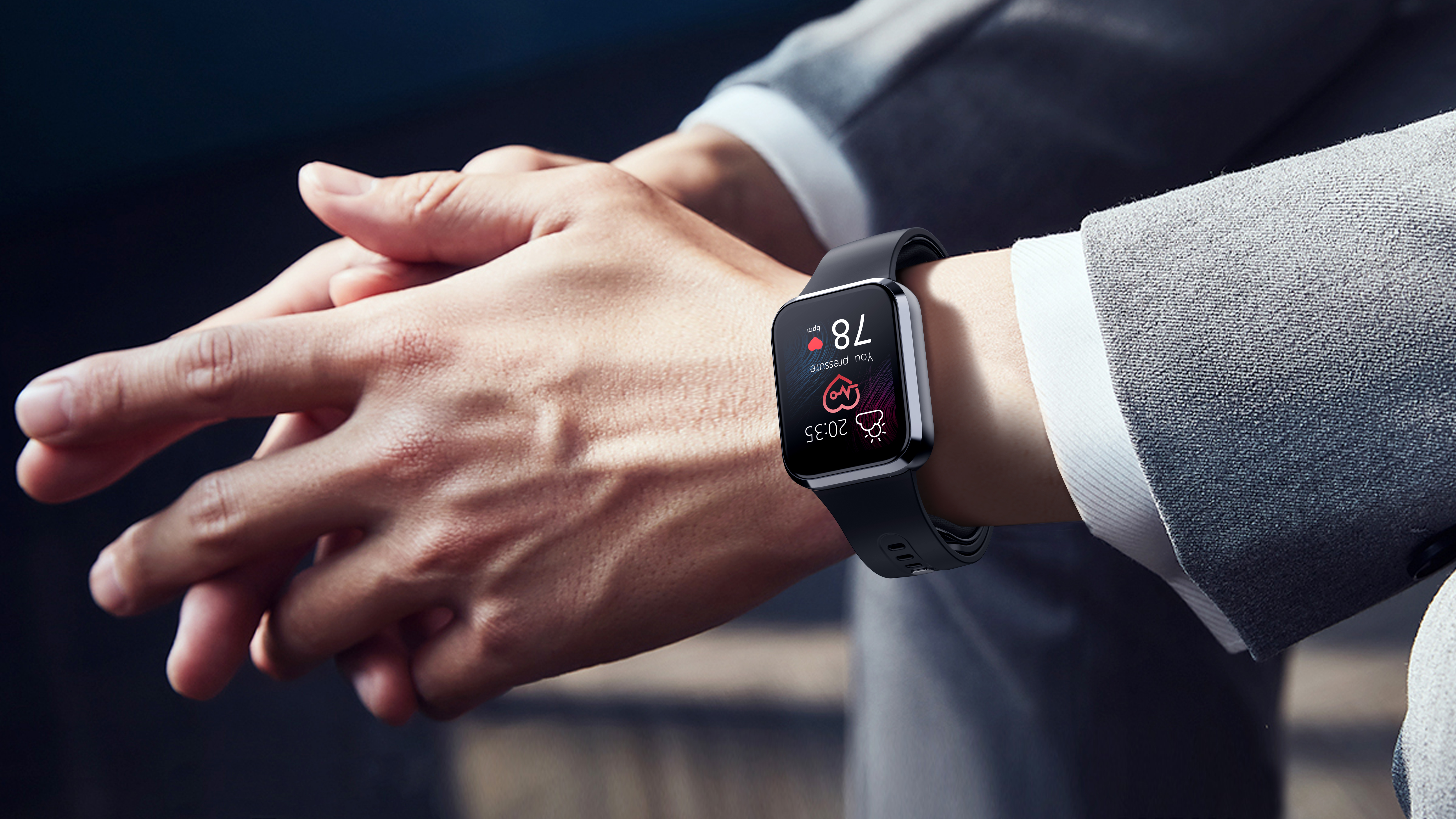 Watches, blood pressure watches，