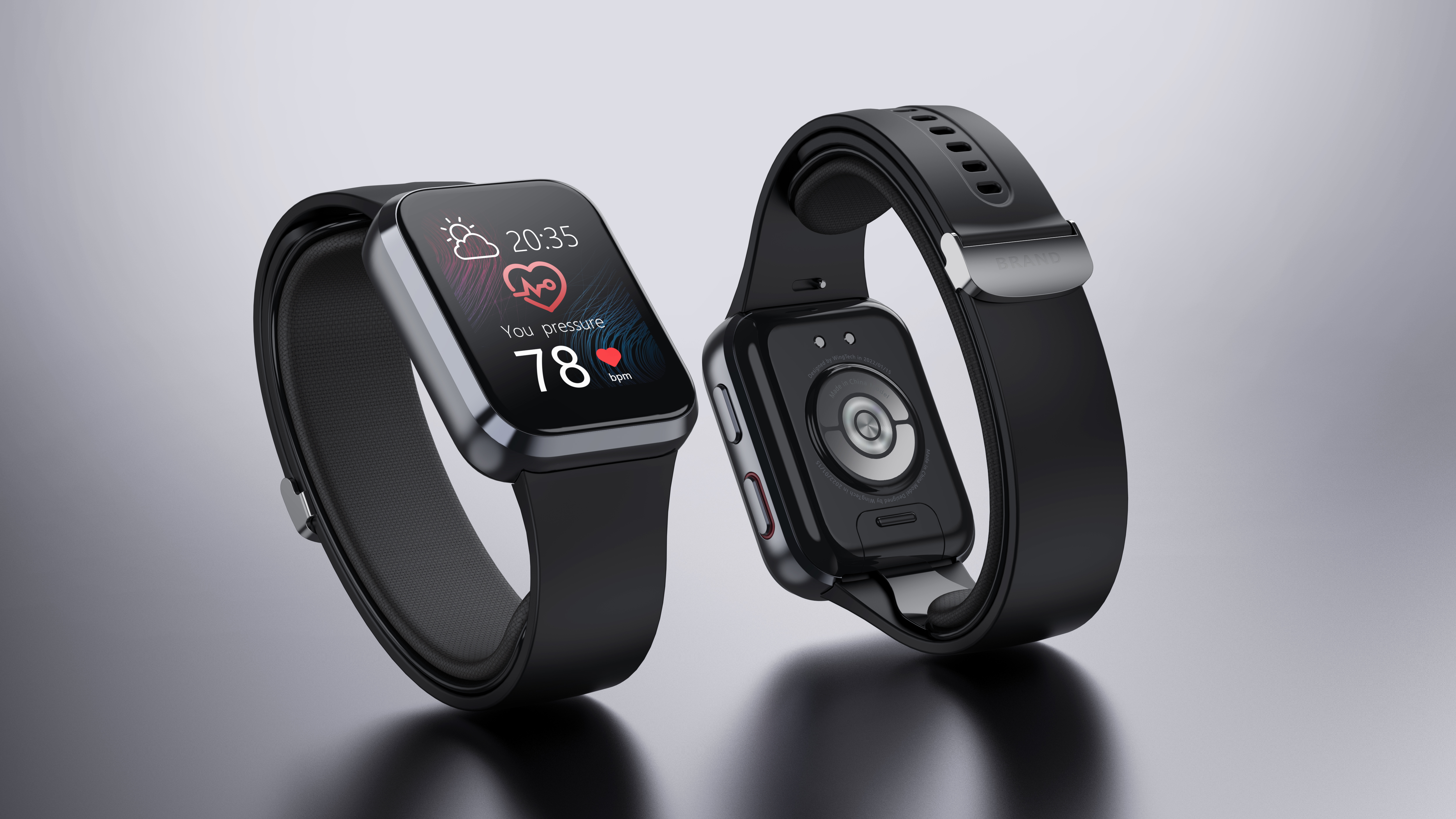 Watches, blood pressure watches，