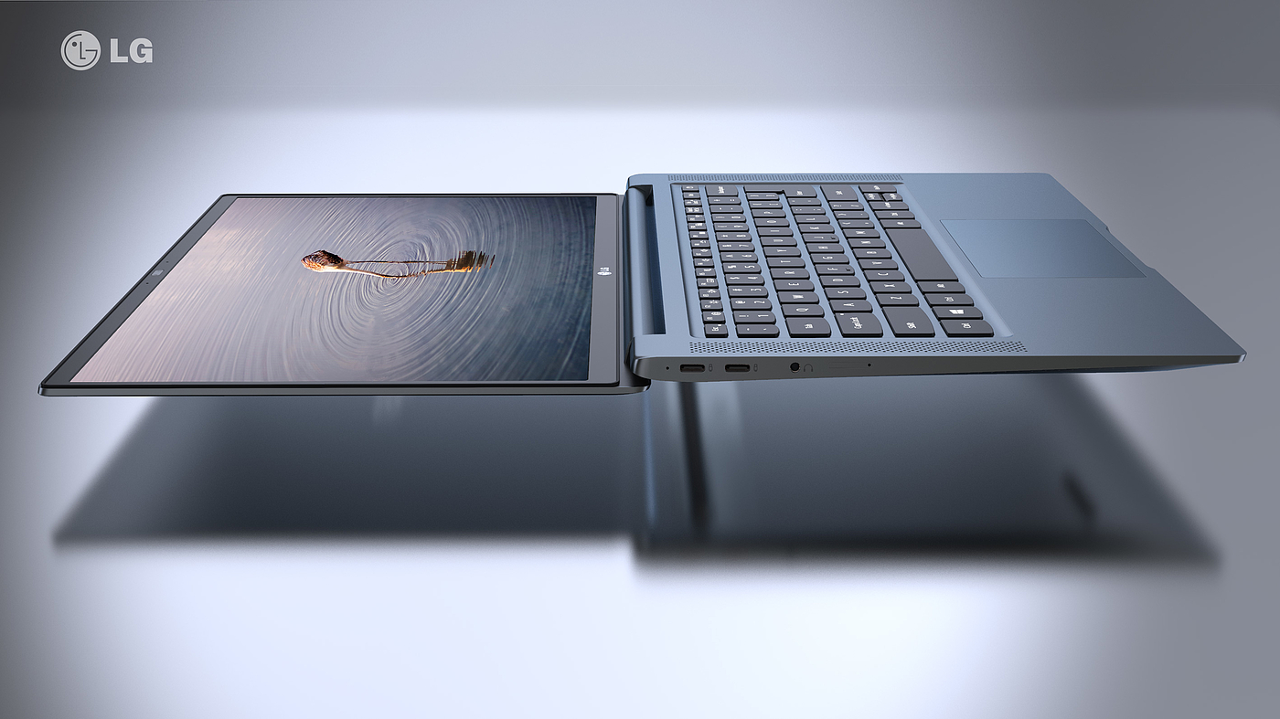 Laptop design, notebook computer，