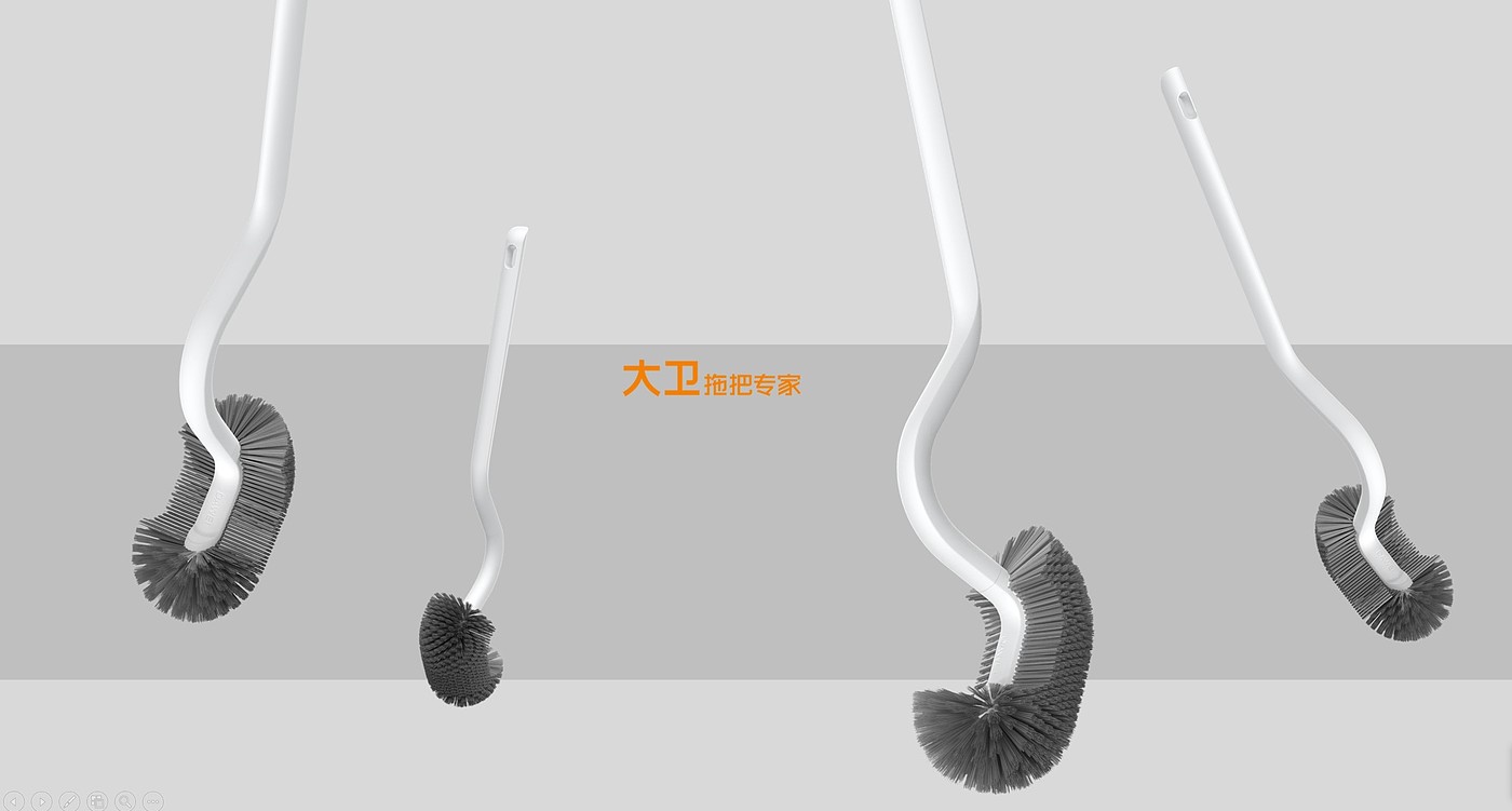 GODESIGN，David mop，David.，Home cleaning，Toilet brush，brush，