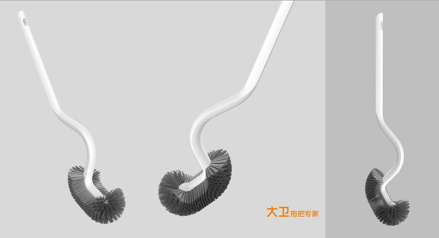 GODESIGN，David mop，David.，Home cleaning，Toilet brush，brush，