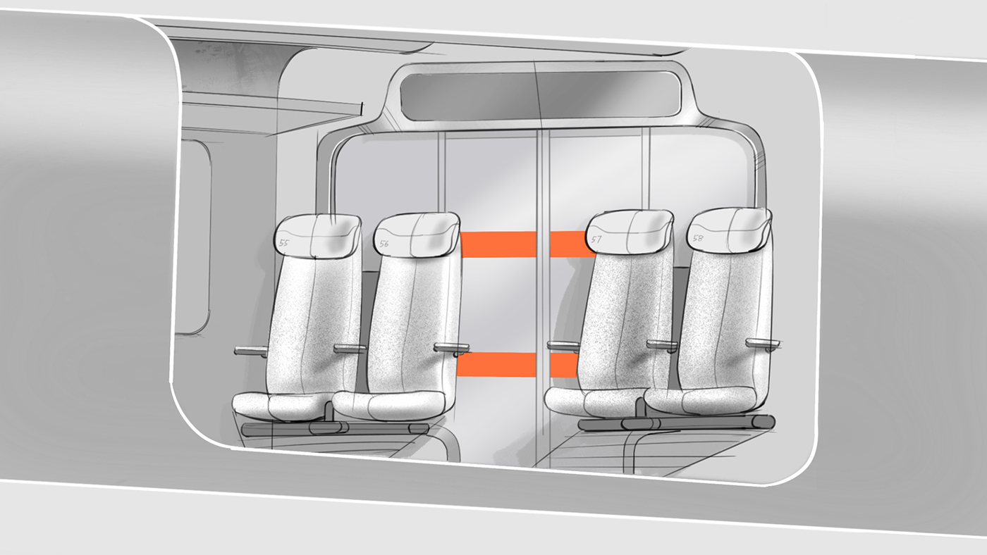 Siemens，Railway vehicle interior，conceptual design，train，