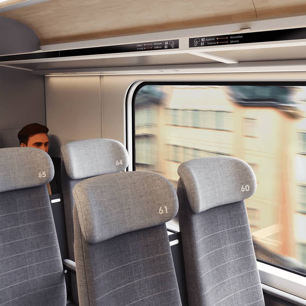 Siemens，Railway vehicle interior，conceptual design，train，