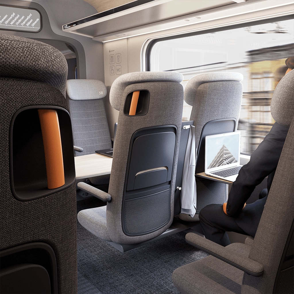 Siemens，Railway vehicle interior，conceptual design，train，