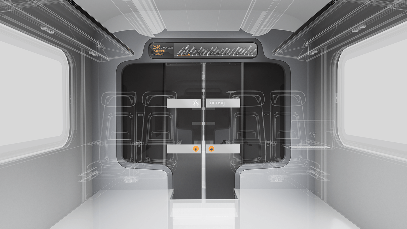 Siemens，Railway vehicle interior，conceptual design，train，